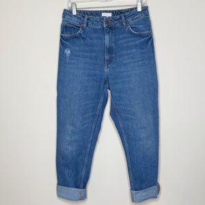 Sandro Paris Baggy Style Hi-Rise Stretch Jeans 42